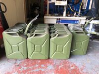 NEW 20 LITRES STEEL JERRY CAN’s (14 IN STOCK)