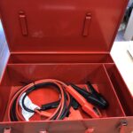 NEW PRAMAC 160AMP COPPER BOOSTER CABLE IN METAL CASE