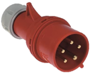 NEW 400V 5 PIN PLUGS – RED